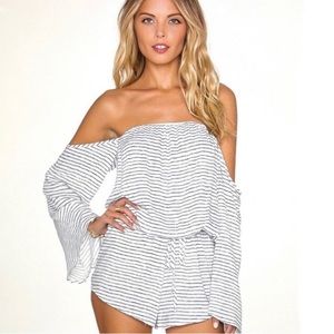 Frankie’s Bikinis “8 Days A Week” Romper/ Swim Cover-Up